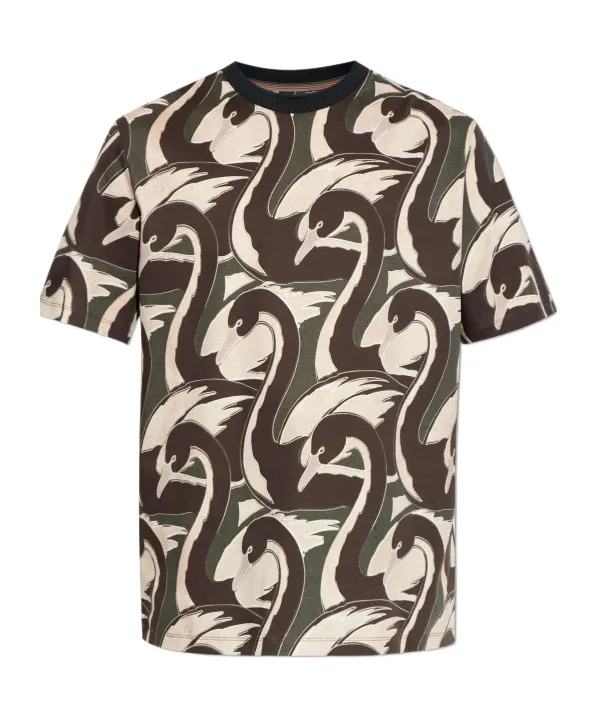 Paul Smith Swan Printed T-Shirt