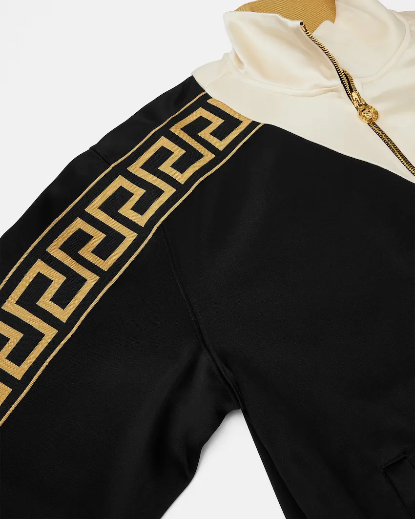 Versace Long-Sleeved Zipped Sweatshirt