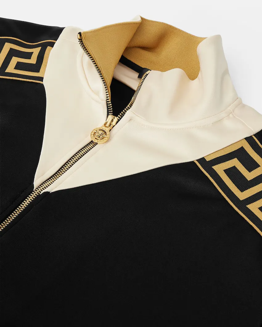 Versace Long-Sleeved Zipped Sweatshirt
