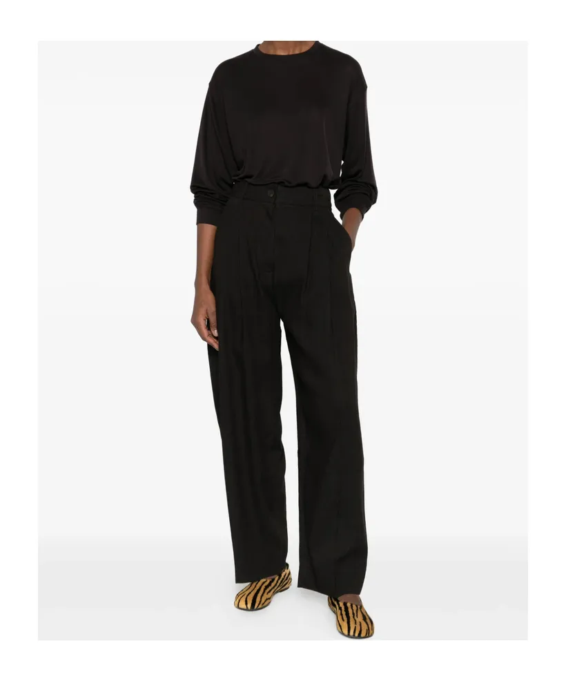 Pleated Casual Pants