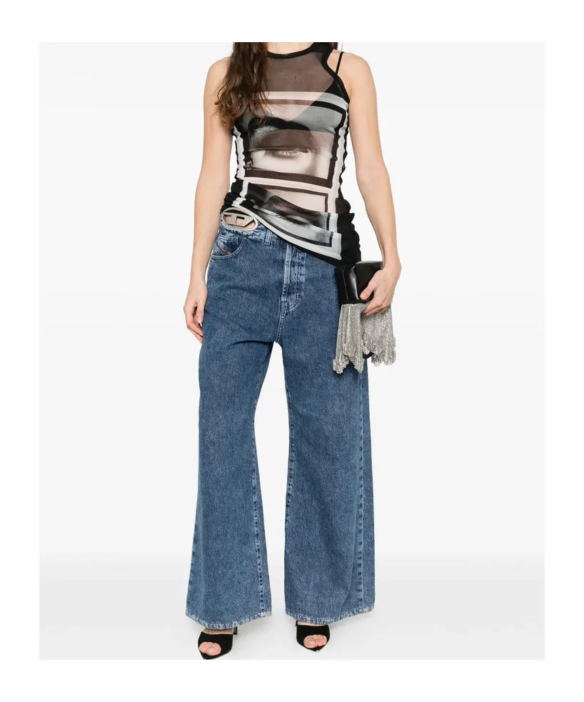 1996 D-Sire-S4 Wide-Leg Jeans
