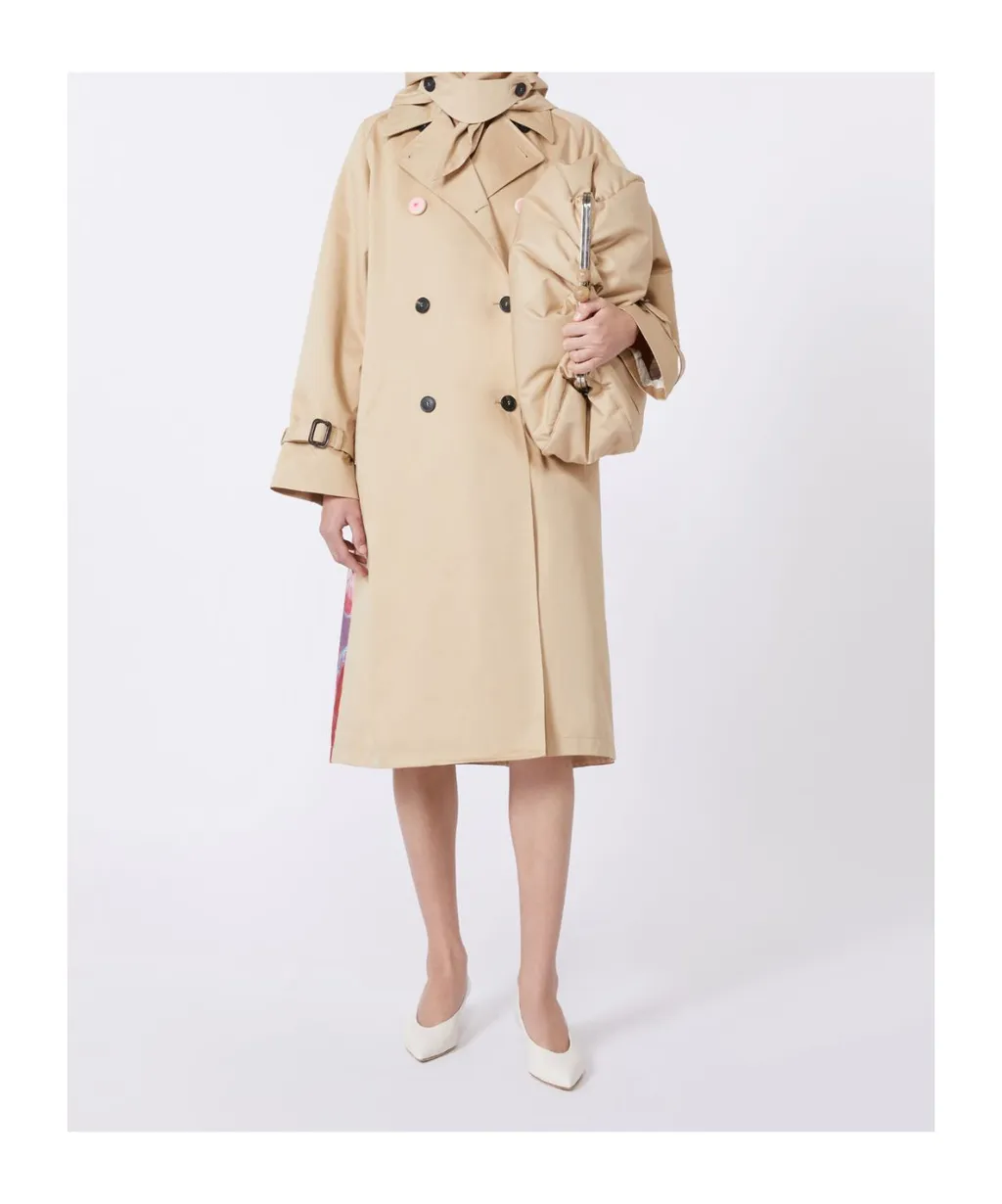 Long-Sleeved Trench Coat