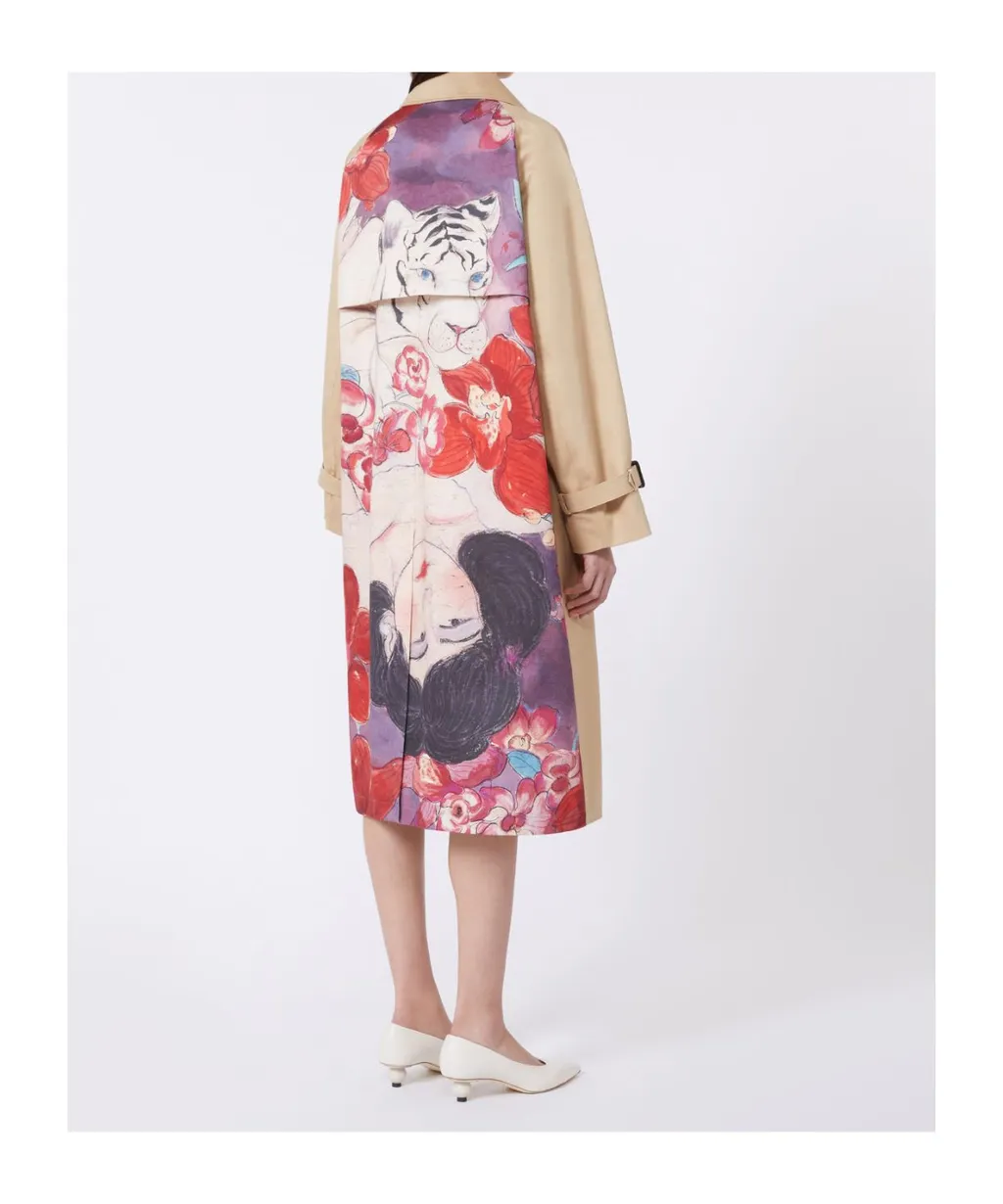 Long-Sleeved Trench Coat
