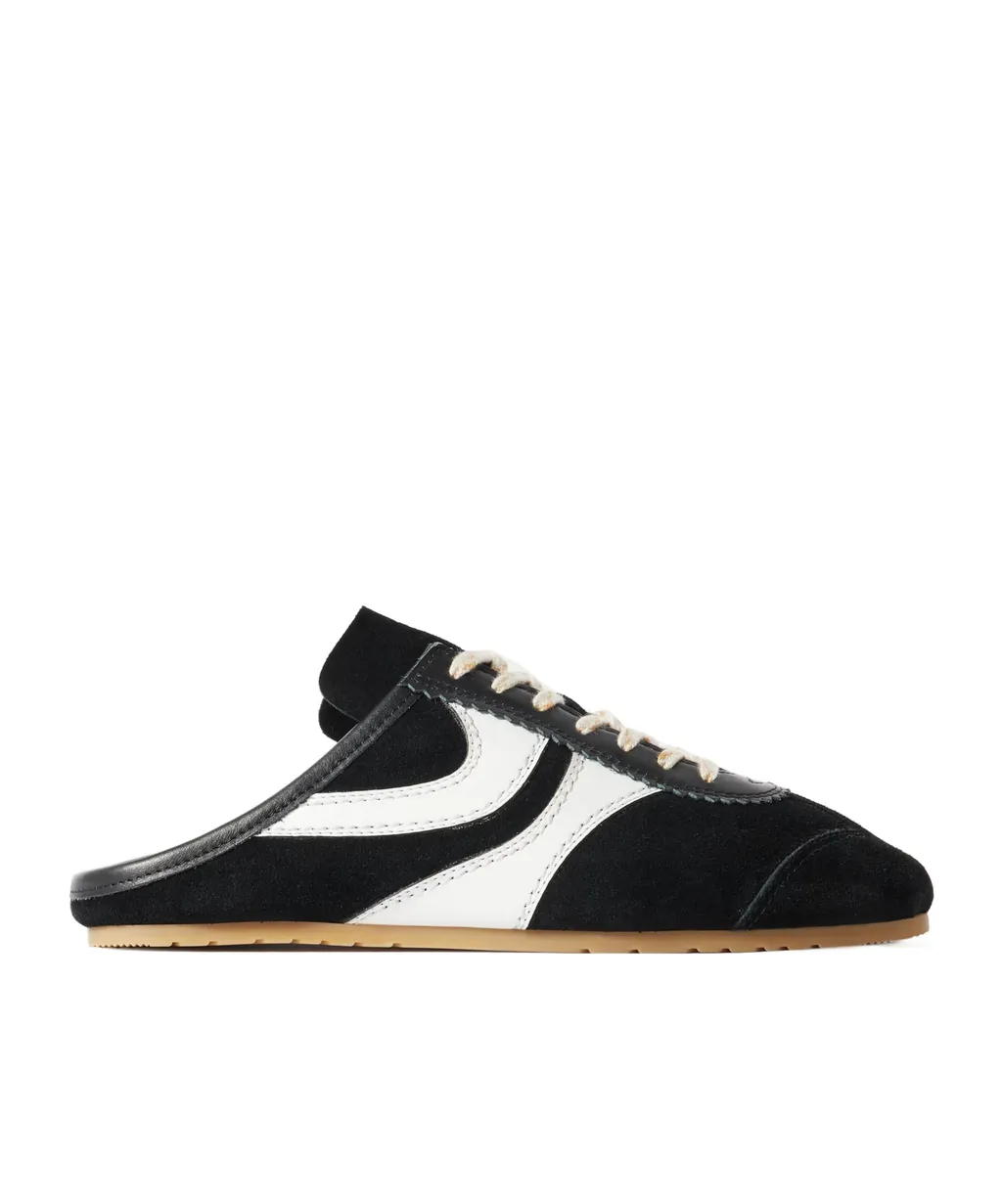 Dries Van Noten Round Toe Lace Up Sneakers