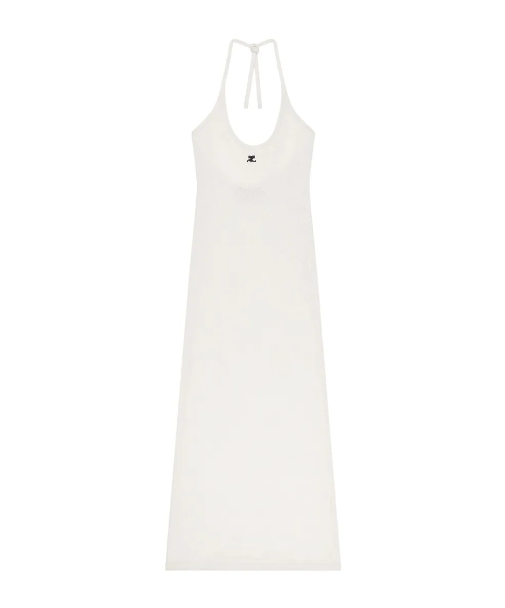 Halter Neck Spaghetti Strap Maxi Dress