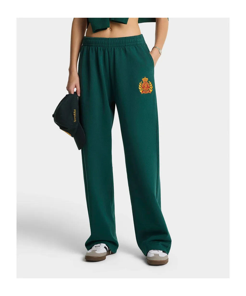 Ny Crest Embroidered Wide Sweatpant