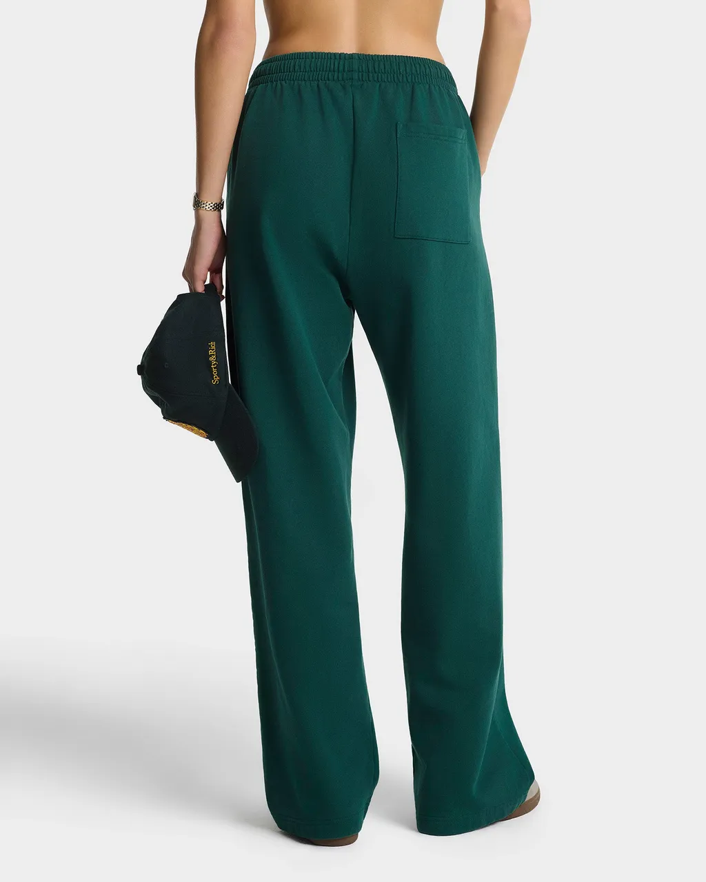 Ny Crest Embroidered Wide Sweatpant