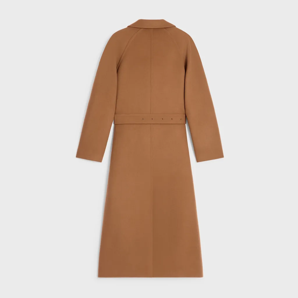Wrapped Coat In Double-Face Wool Cashmere