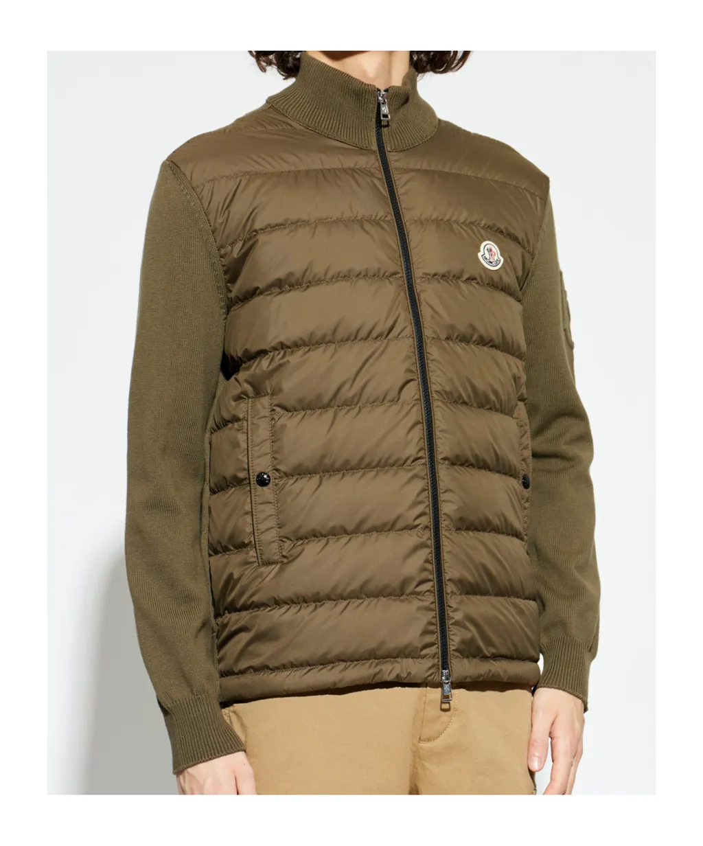 Moncler Padded Zip-Up Cardigan