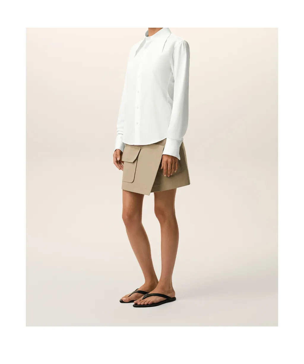 Ami Long Sleeve Buttoned Shirt