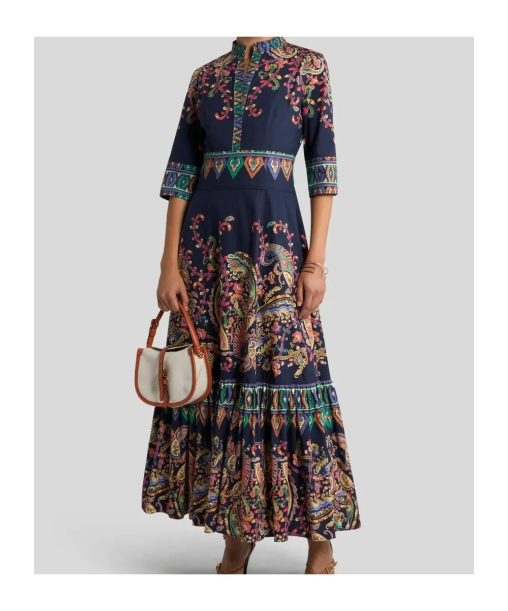 Etro Patterned Maxi Dress