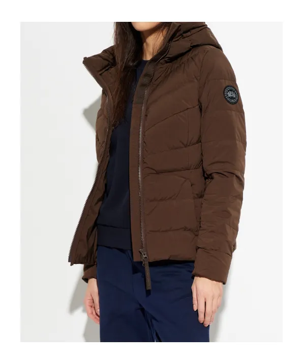 Long-Sleeved Hooded Down Jacket