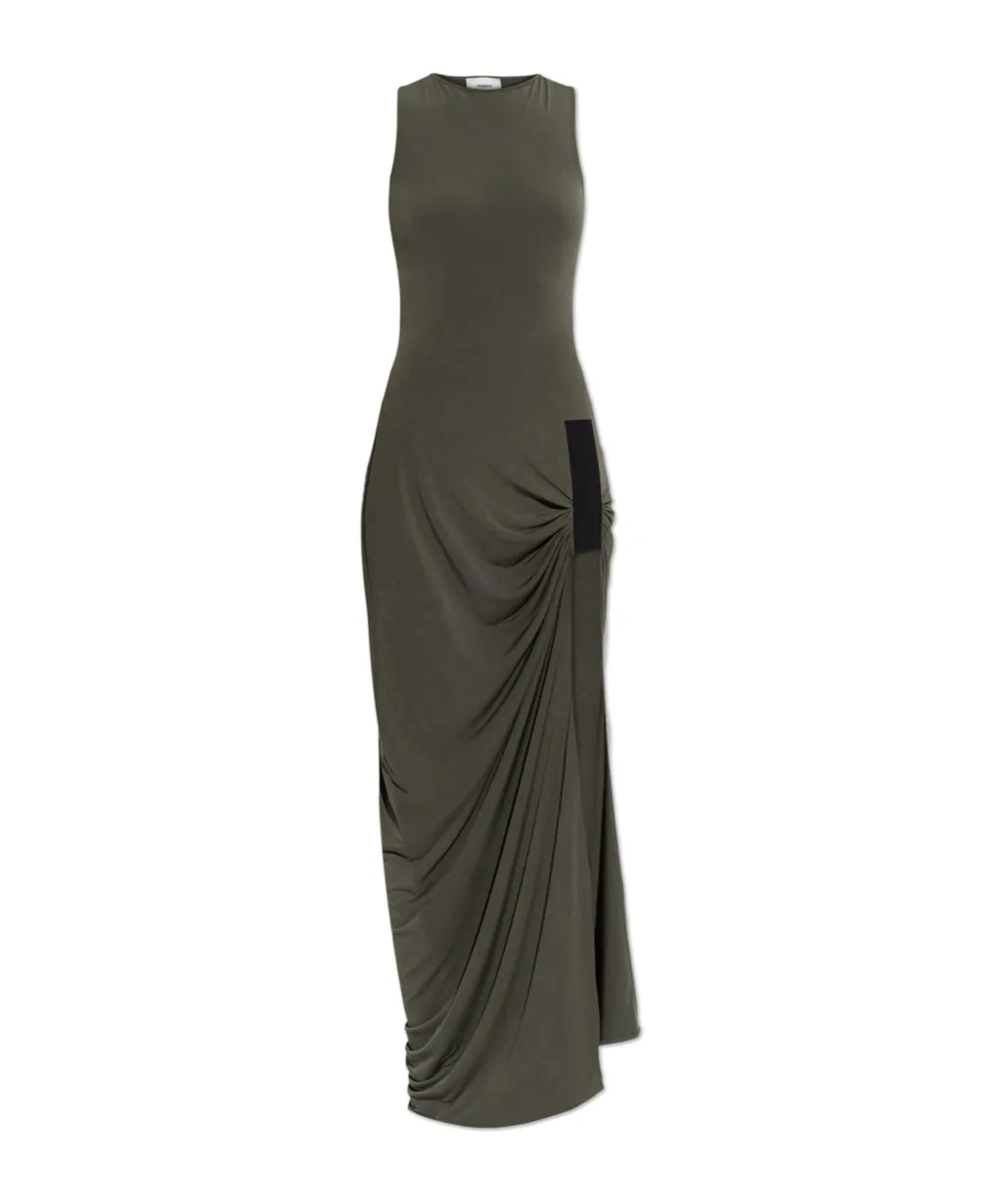 Taped Suspended Maxi Dress