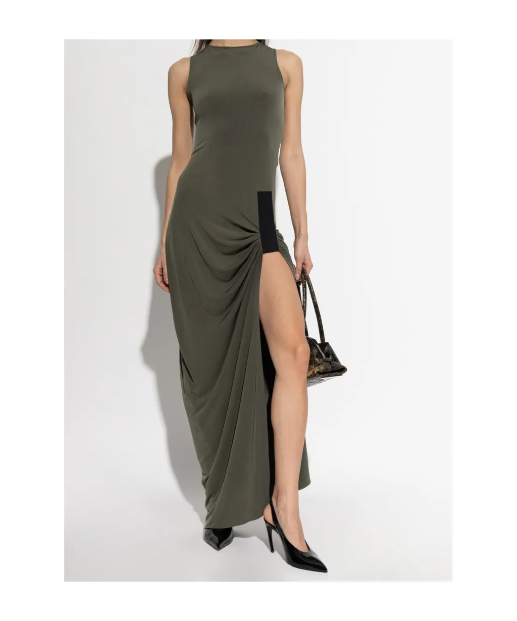 Taped Suspended Maxi Dress
