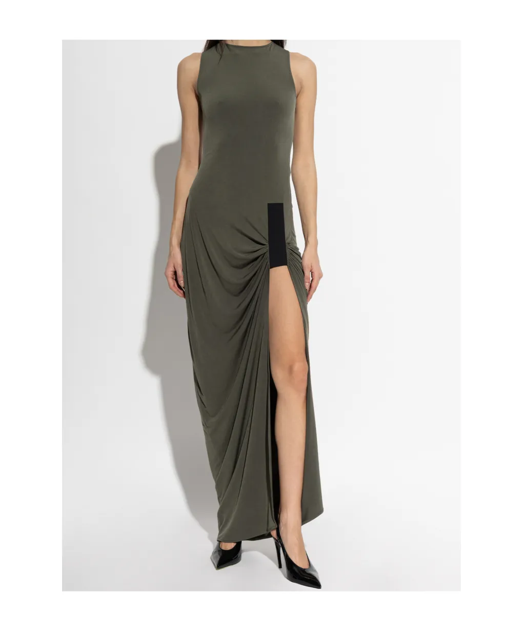 Taped Suspended Maxi Dress