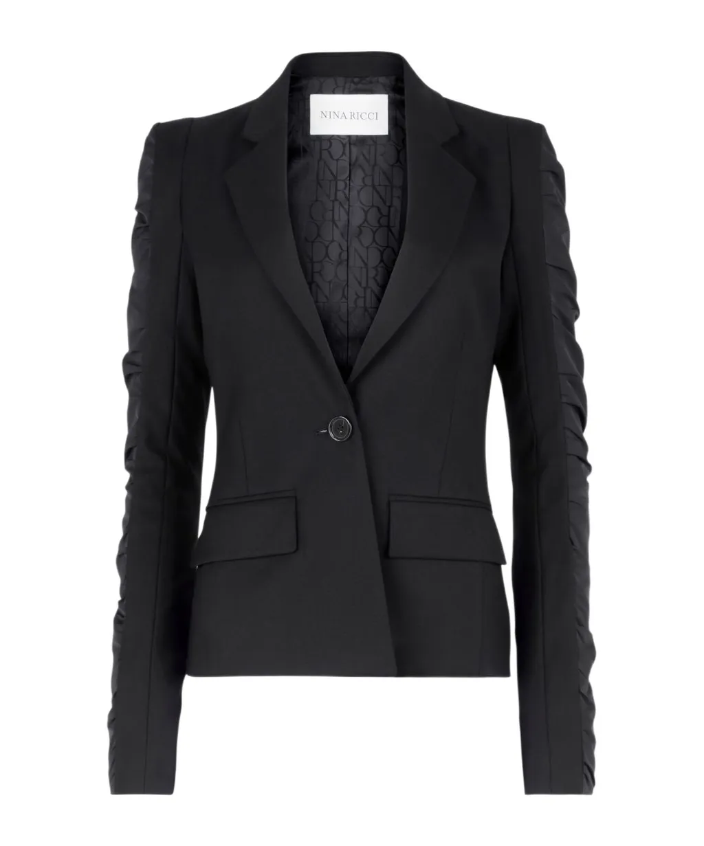 Long-Sleeved Suit Jacket