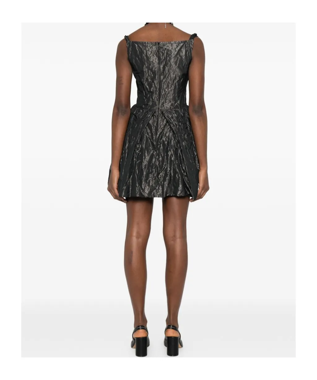 Draped Pleated Dress