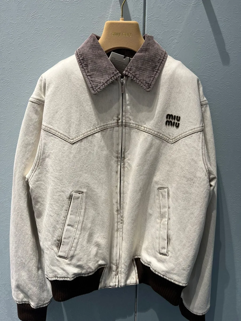 Denim Blouson Jacket