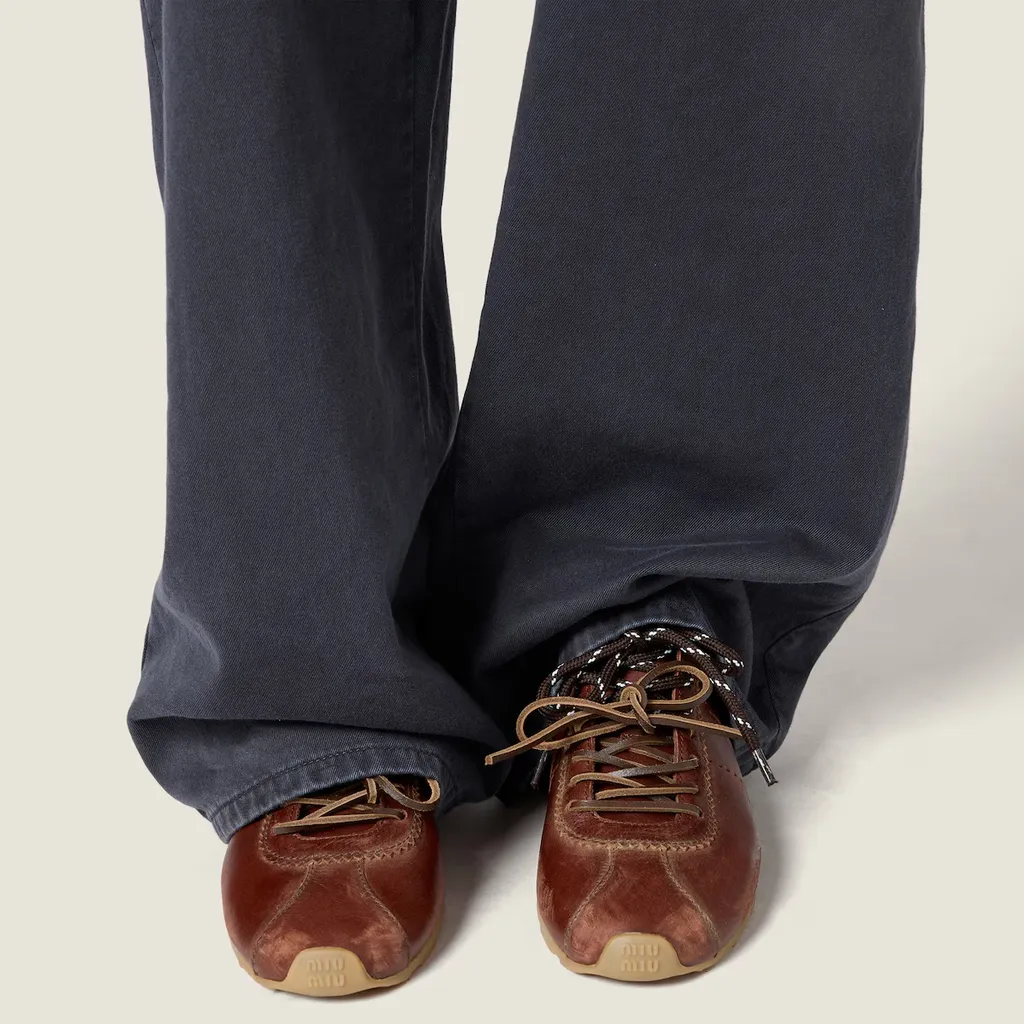 Plume Leather Sneakers