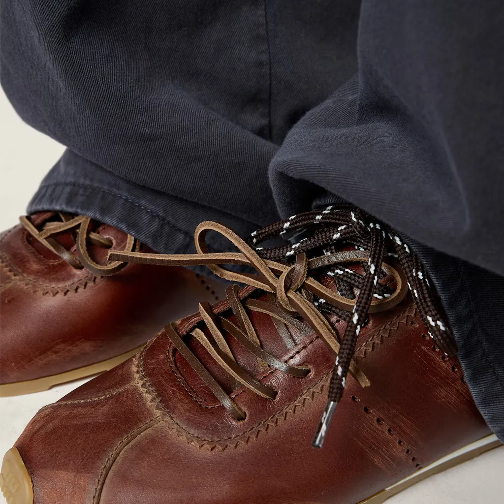 Plume Leather Sneakers