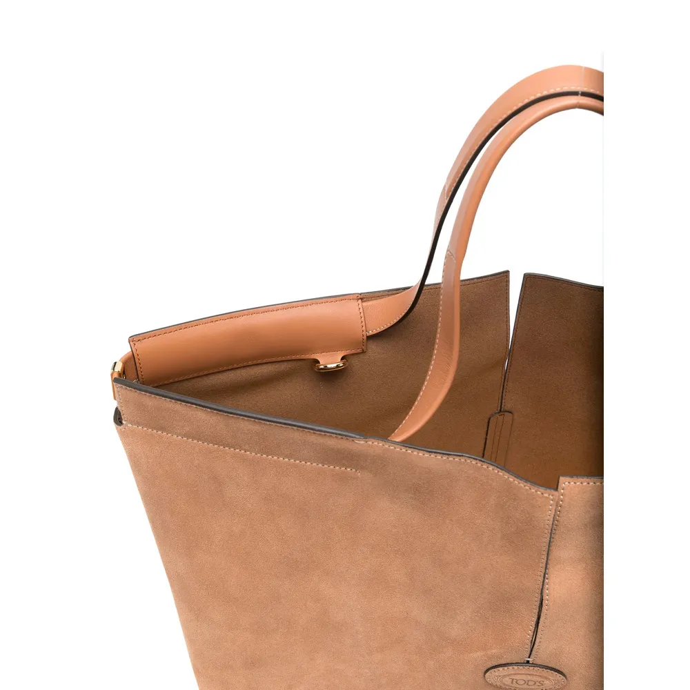 Medium Di Bag Folio Panelled Tote Bag