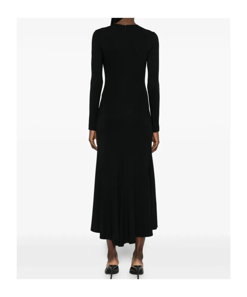 Long-Sleeve Midi Dress