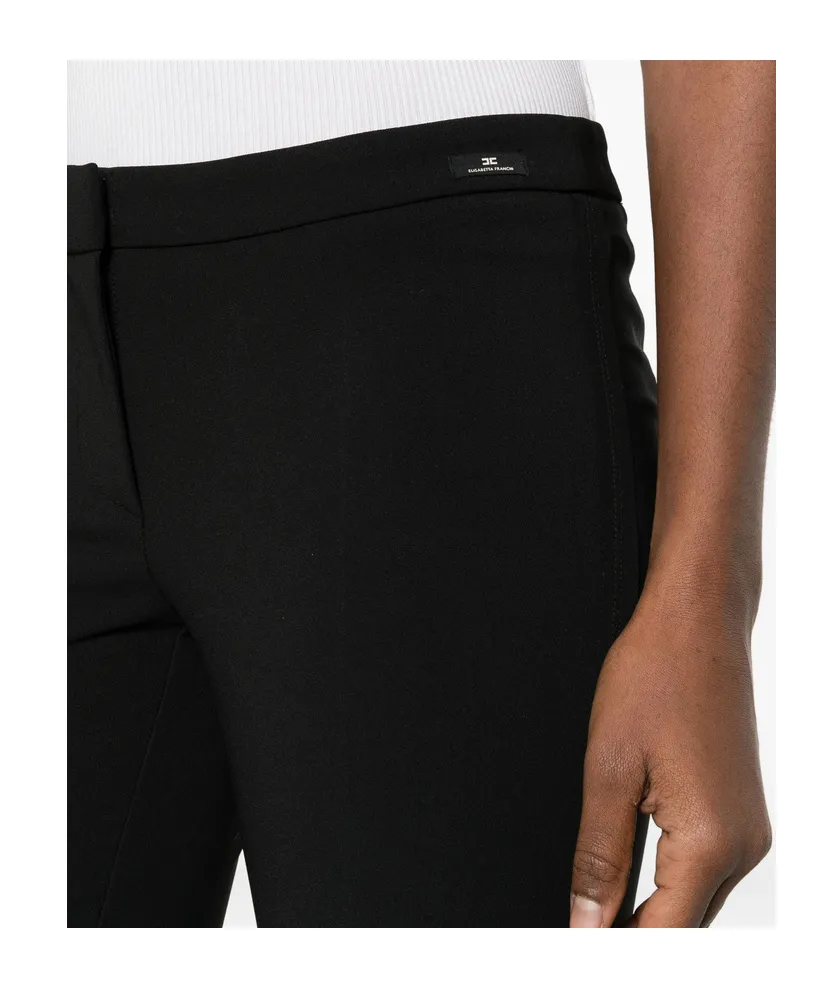 Black Flared Trousers