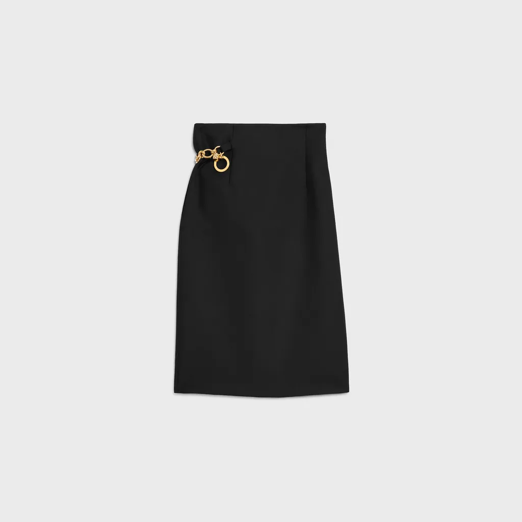 Midi Skirt In Mohair Wool