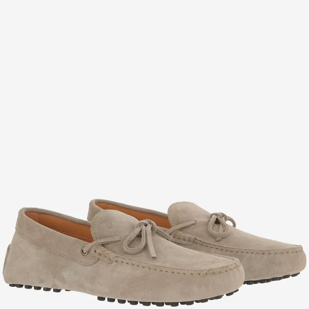 Tod's Logo Detailed Lace-Up Boat Shoes