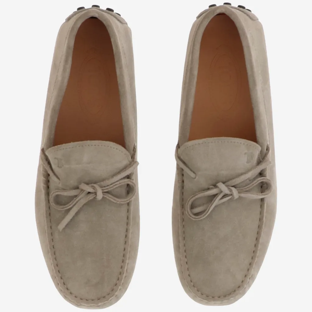 Tod's Logo Detailed Lace-Up Boat Shoes