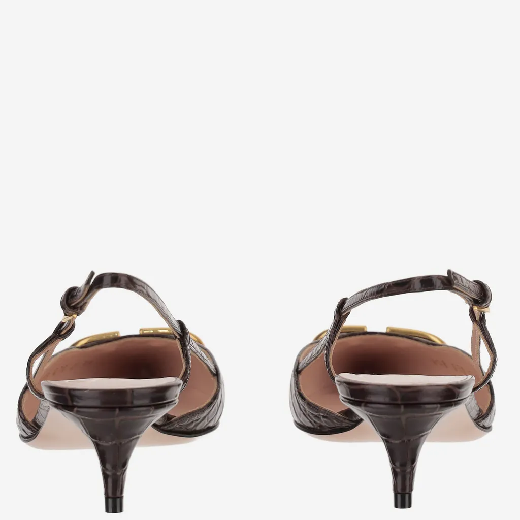 Valentino Vlogo Signature Slingback Pumps
