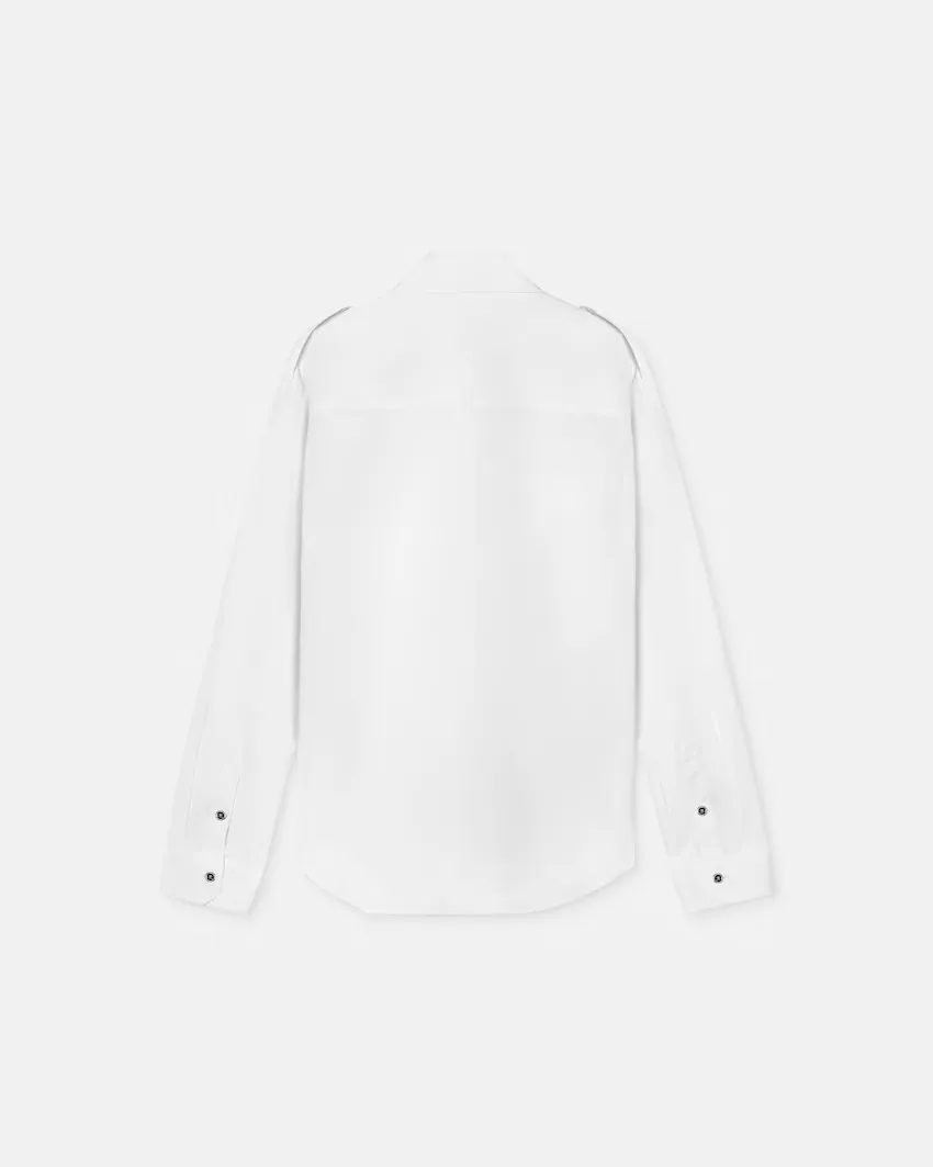 Versace Long-Sleeved Button-Up Shirt