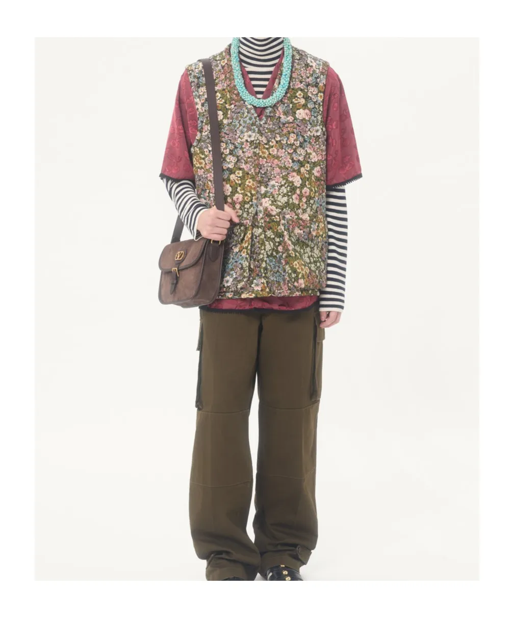 Valentino Viscose Bowling Shirt With Cherryfic Jacquard Pattern