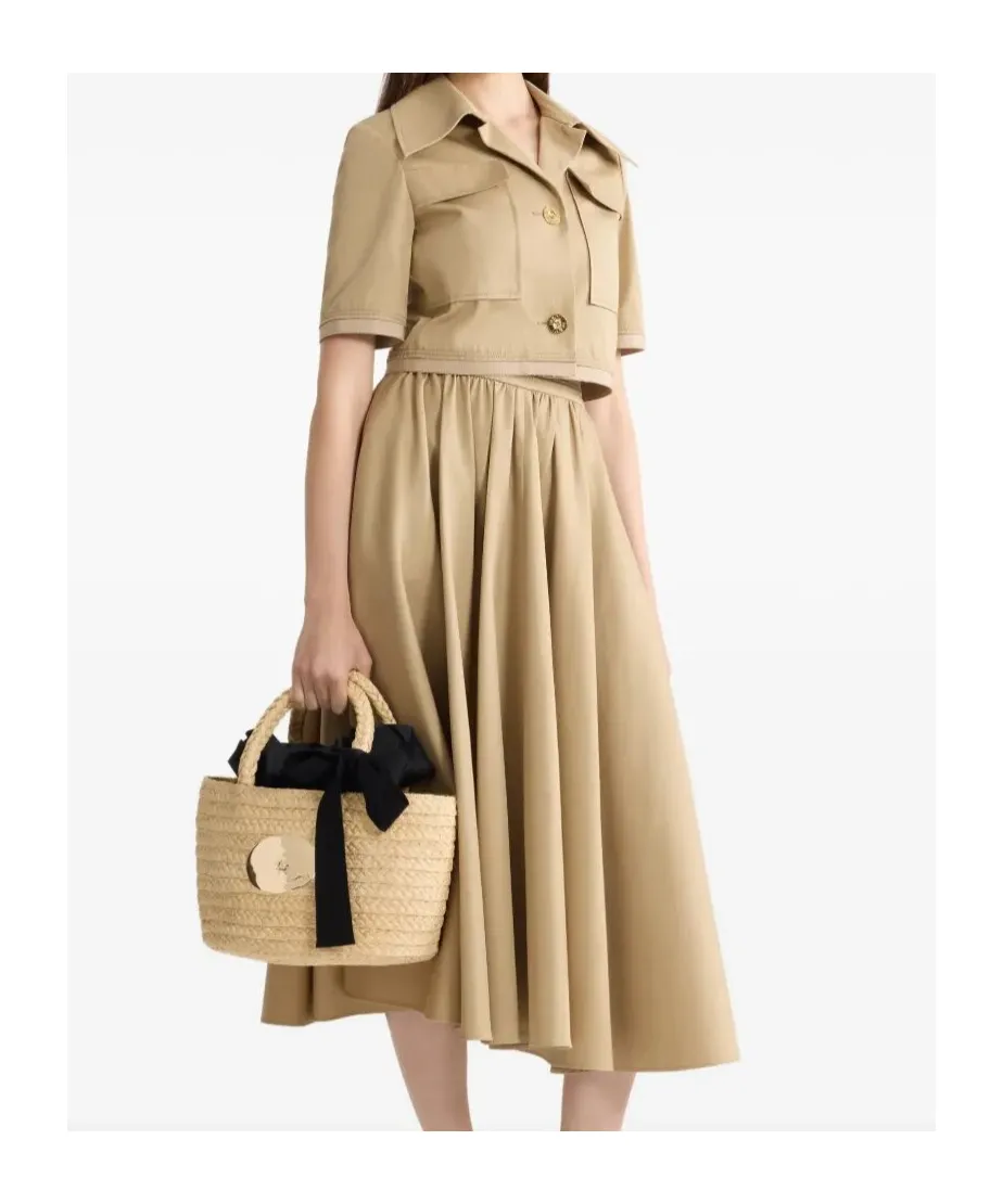 Short-Sleeves Cropped Jacket