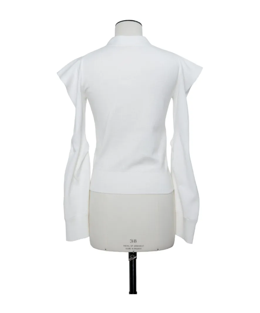 Sacai Button-Up Knit Sweater