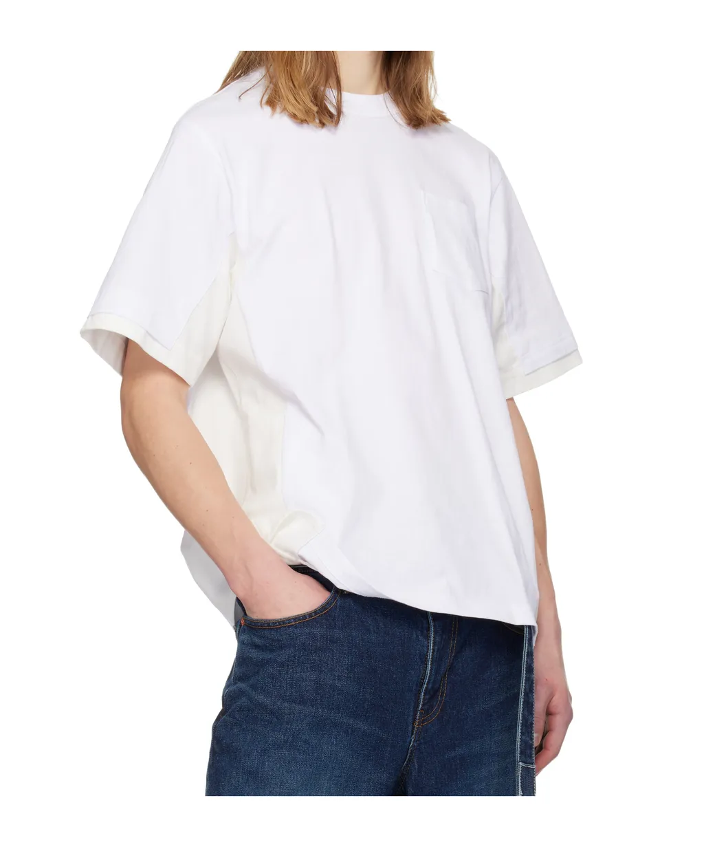 Sacai Contrast Panel Pocket T-Shirt