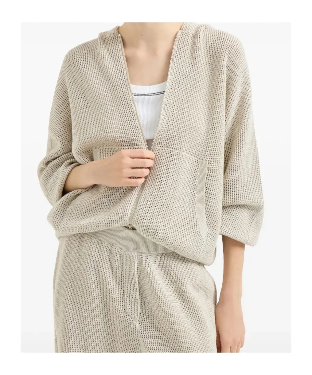 Zip-Up Cardigan