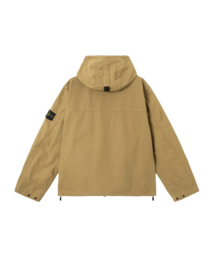 Hooded Jacket With Pigmented Resin
