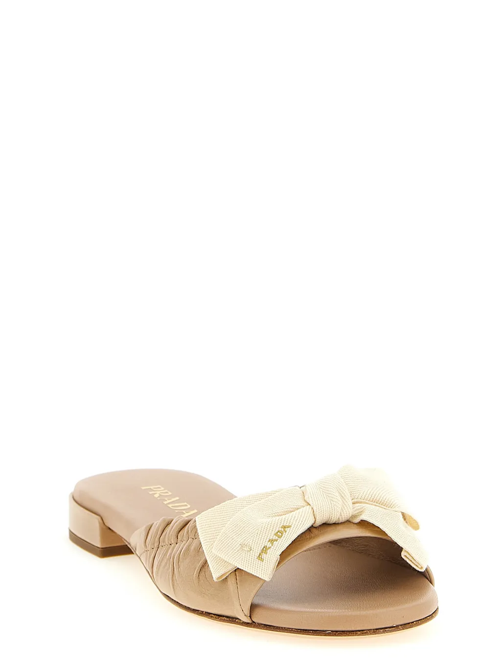Round-Toe Flat Sandals