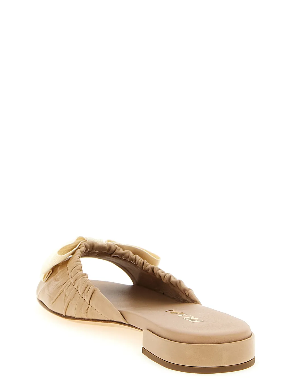 Round-Toe Flat Sandals