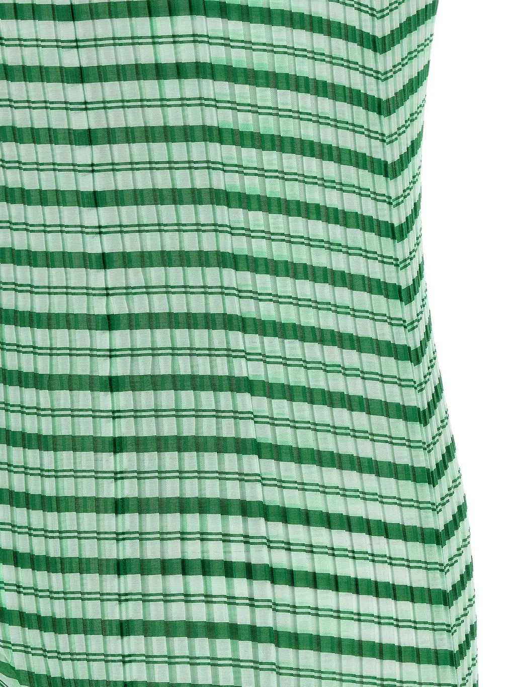 Issey Miyake Striped Sleeveless Dress