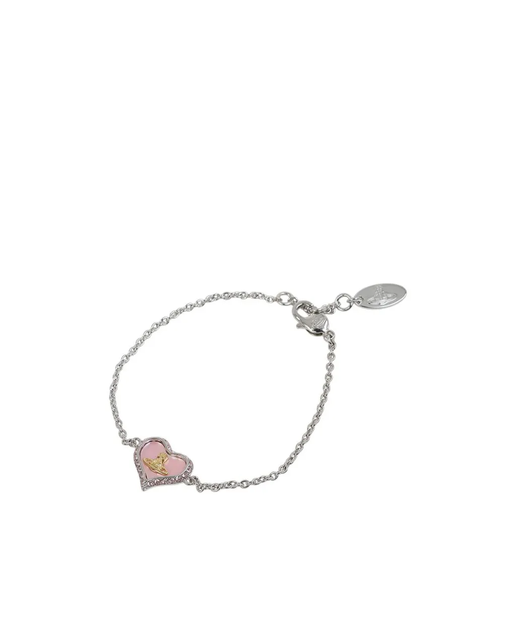 Heart-Shaped Pendant Bracelet