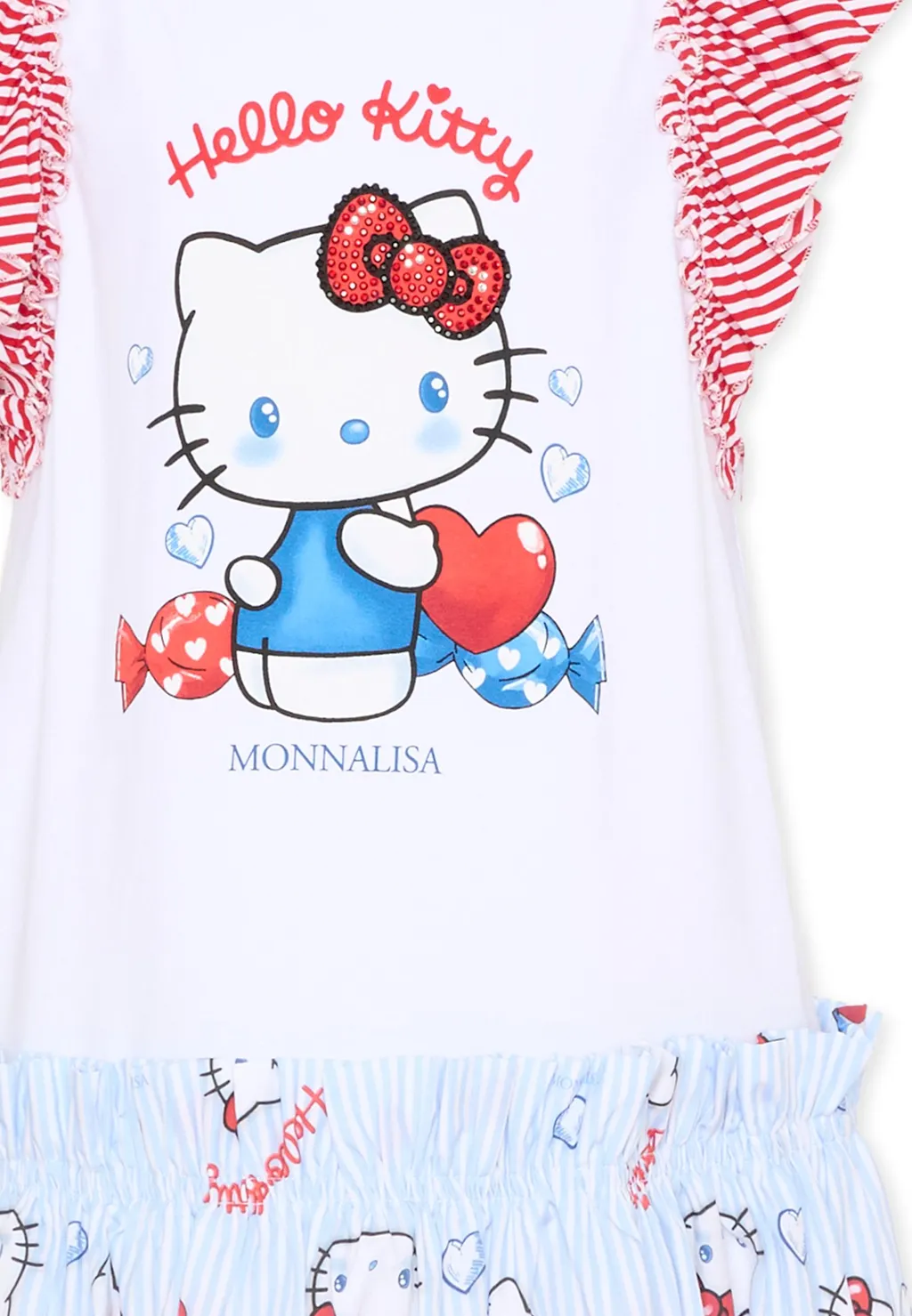 Monnalisa Hello Kitty Printed Dress