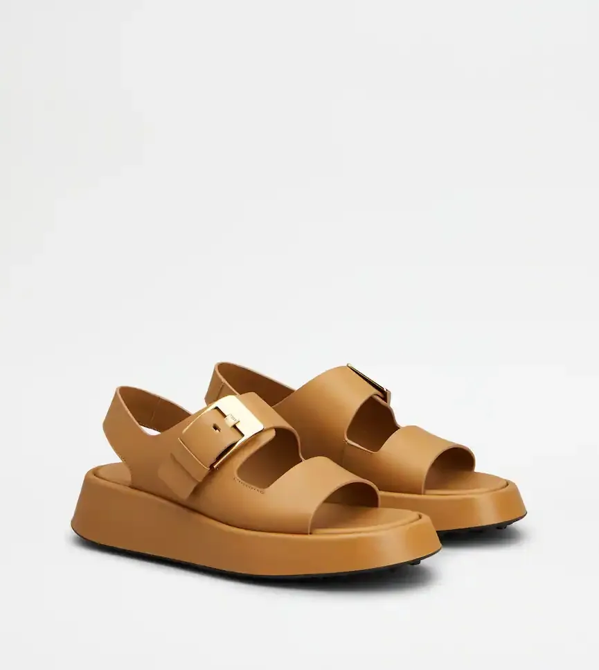 Buckle-Strap Sandals