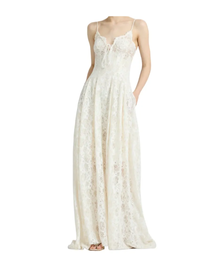 V-Neck Midi Dress