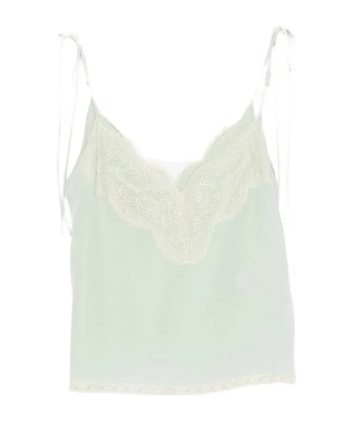 Laced-Trim Blouse