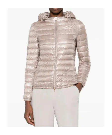 Quilted Hooded Down Jacket