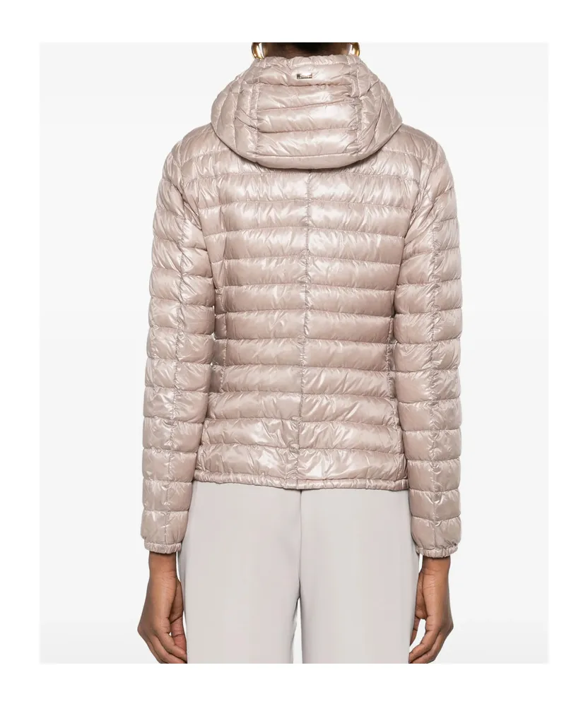 Quilted Hooded Down Jacket