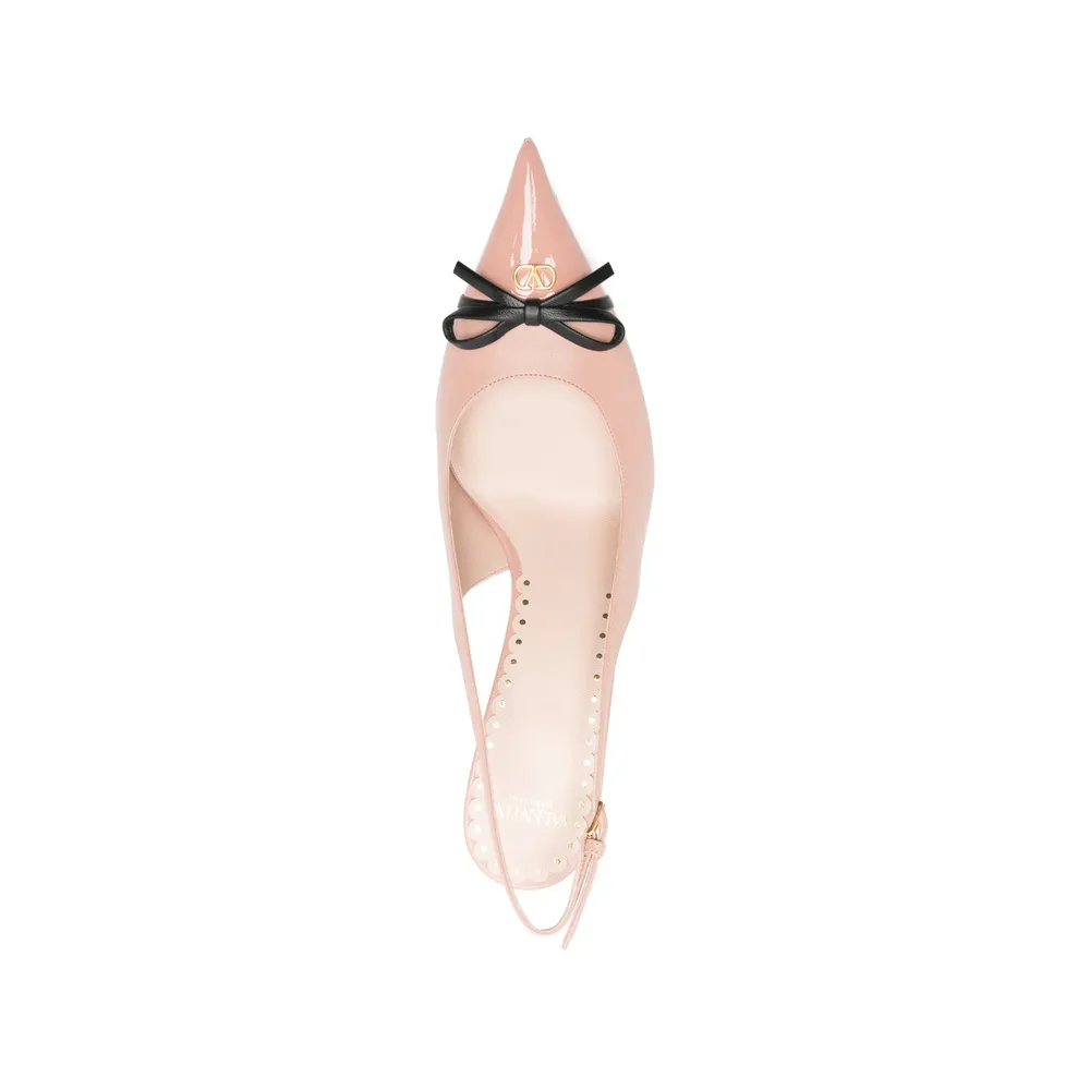 Bow Slingback Pumps