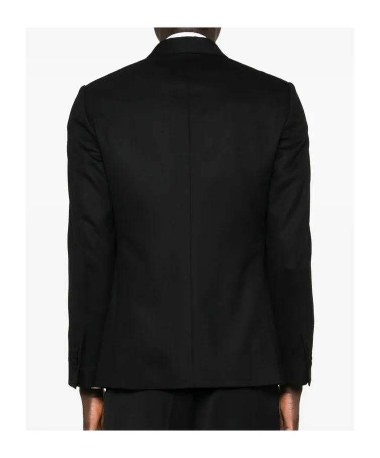Shawl-Collar Single-Breasted Jacket